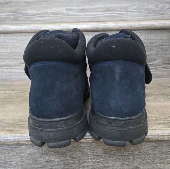 SAO blue suede ankle boots men's 14 - Picture 4 of 9